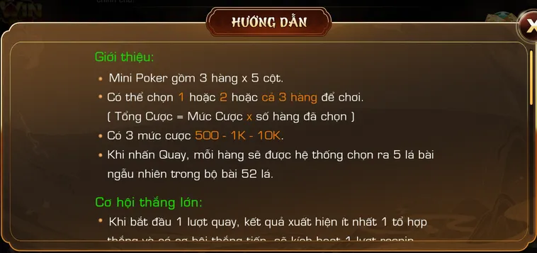 Khám Phá Ngay Mini Poker Tại Iwin Club Để Nhận Những Phần Thưởng Vô Giá Mỗi Ngày