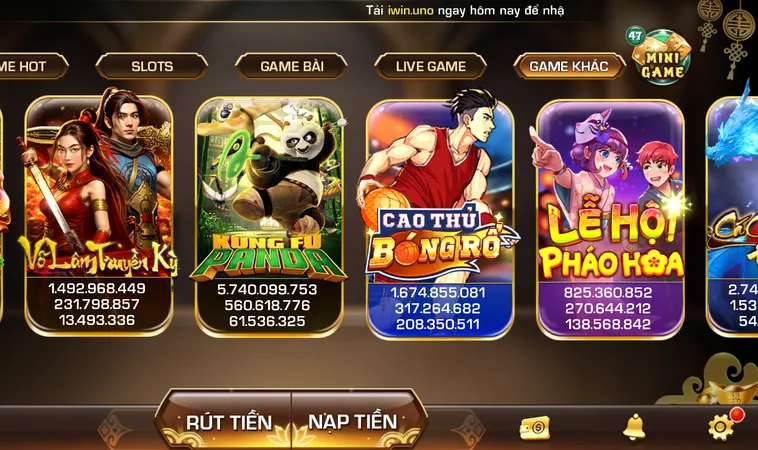 Trải Nghiệm Săn Jackpot Đỉnh Cao Cùng Hệ Thống Nổ Hũ Iwin Club Siêu Khủng