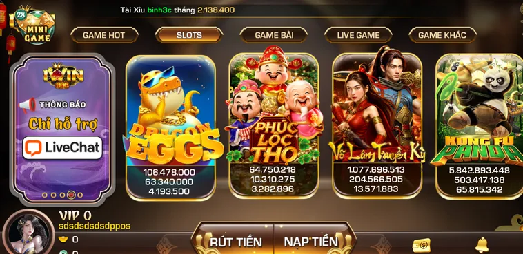 Hệ Thống Trò Chơi Nổ Hũ Iwin Club Siêu Khủng