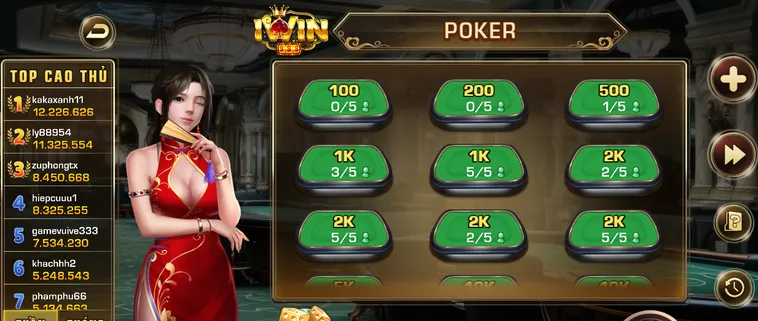 Trải Nghiệm Đỉnh Cao Khi Tham Gia Chơi Poker Tại IWin Club Ngay Hôm Nay
