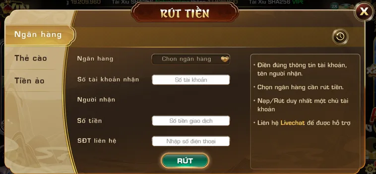 Rút Tiền Về Tài Khoản Ngân Hàng Từ IWin Club Siêu Tốc Cho Game Thủ Nhận Tiền Về Tài Khoản Ngay