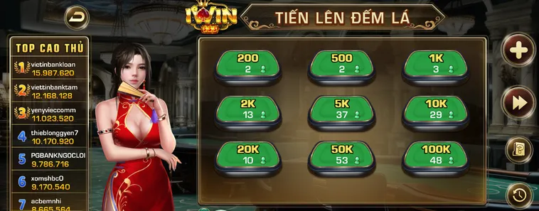 Tiến Lên Đếm Lá Tại IWin Club Trải Nghiệm Game Bài Đẳng Cấp Nhất Hiện Nay