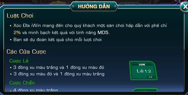 Hướng Dẫn Cách Chơi Xóc Dĩa Tại IWin Club Chuẩn Xác Nhất Hiện Nay